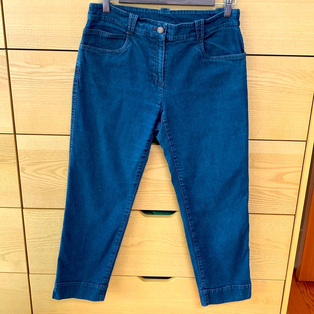 Eileen Fisher stretch denim capris